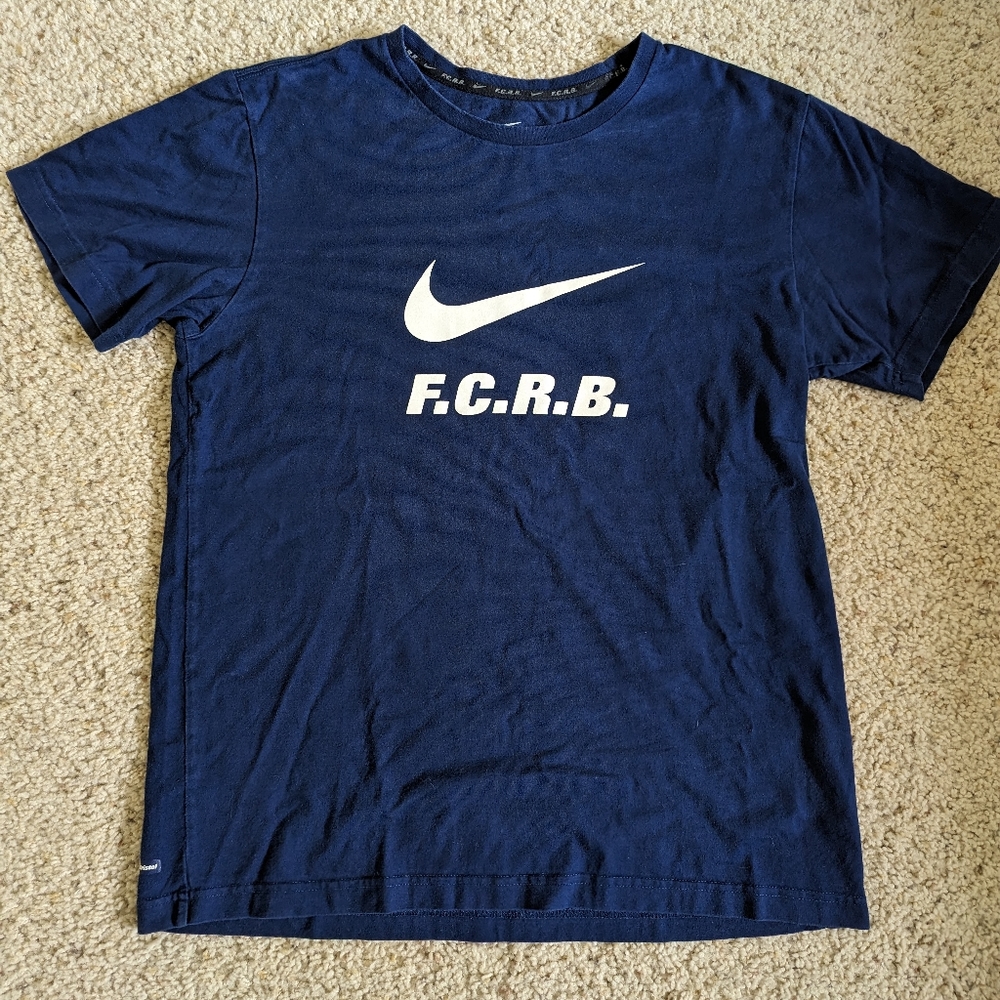 Nike F.C. Real Bristol Midnight Navy Logo T-shirt Men